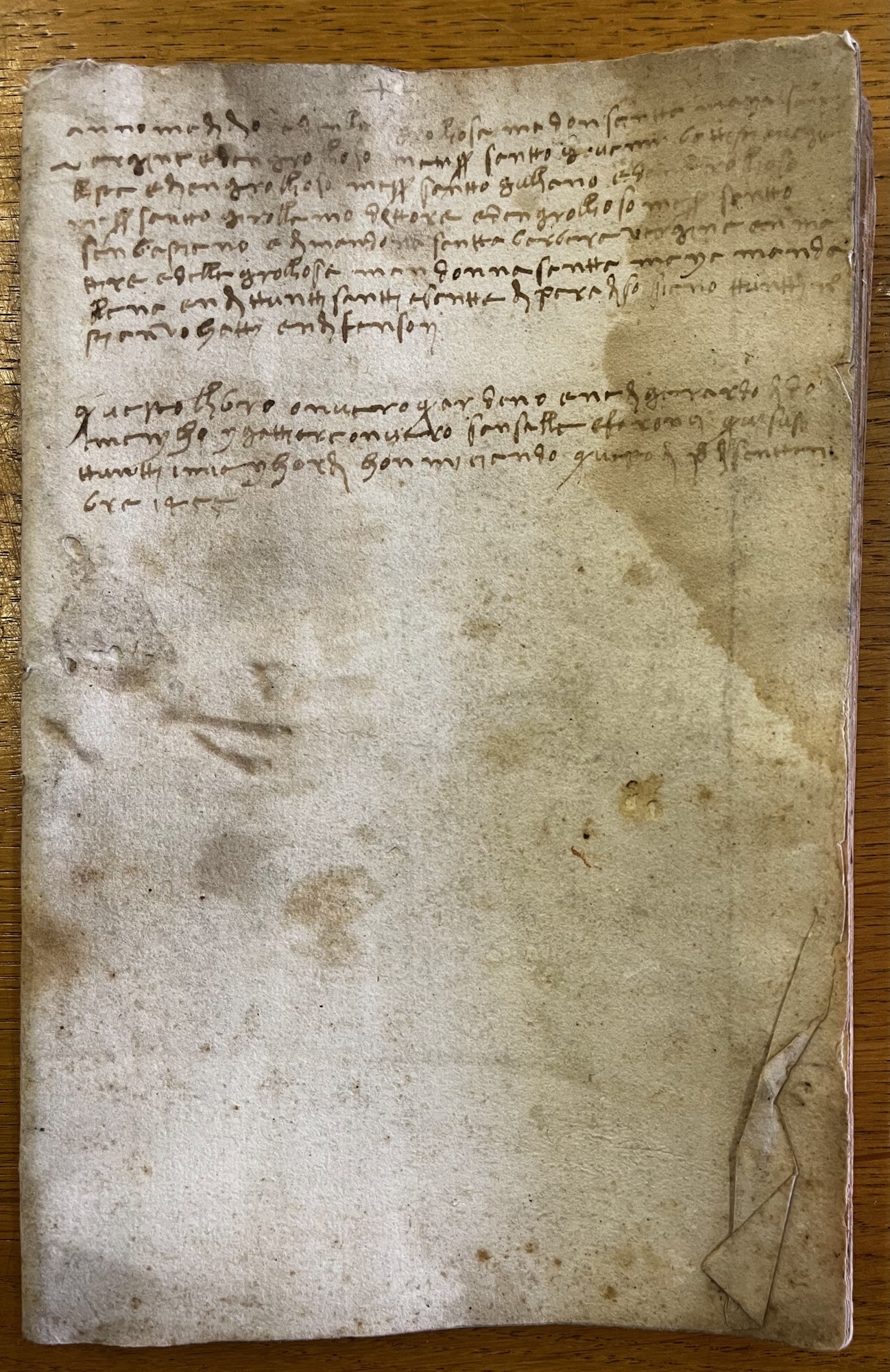 Gherardo di Domenico Gherardi denari spesi e ricevuti